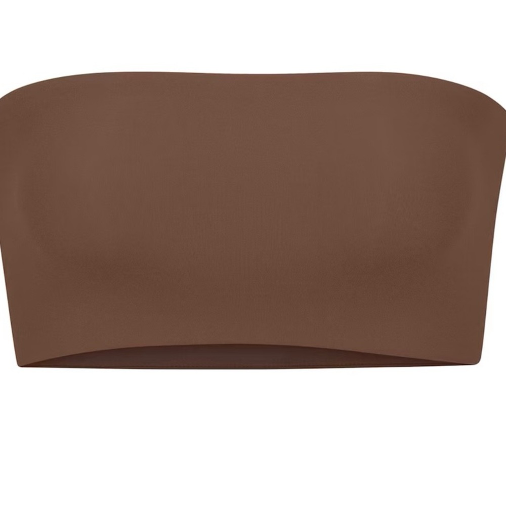 Brown Strapless Bandeau bralette